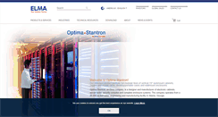 Desktop Screenshot of optimastantron.com